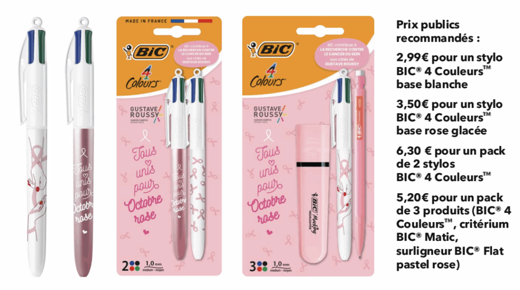 BIC octobre rose 