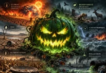 Les six-trouilles Green : les six grandes peurs qui hantent l’avenir de notre planète halloween 2026